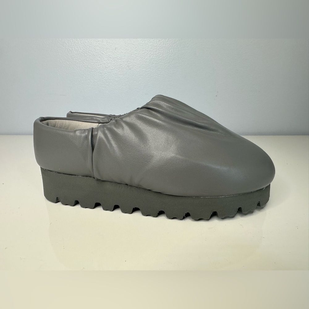 Yume Yume Camp Shoe Vegan Leather Slip-On Gray Size 37 Made in Portugal - Picture 4 of 12